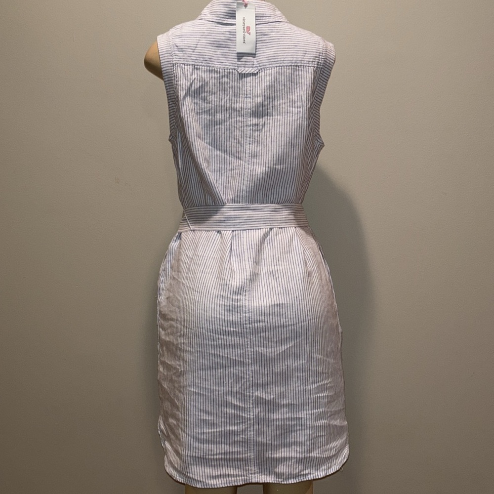 Striped Margo Shirt Dress at vineyard vines size 8 - Picture 5 of 7